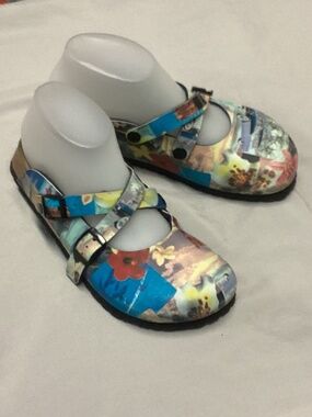 Birkenstock Birki’s Dorian slippers Hawaiian theme print women’s 5 EU 36 narrow
